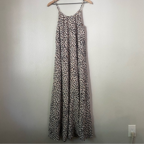 & Other Stories Gathered Leopard Maxi Dress - Picture 7 of 12